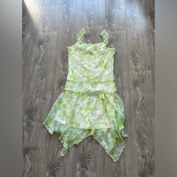 2000’s Dropped Waist Spring Dress - Picture 1 of 4